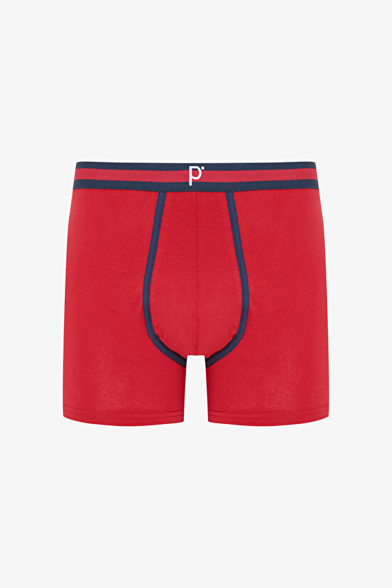 Erkek Pointed Red 2li Çok Renkli Boxer Külot Erkek Pointed Red 2li Çok Renkli Boxer Külot - 3