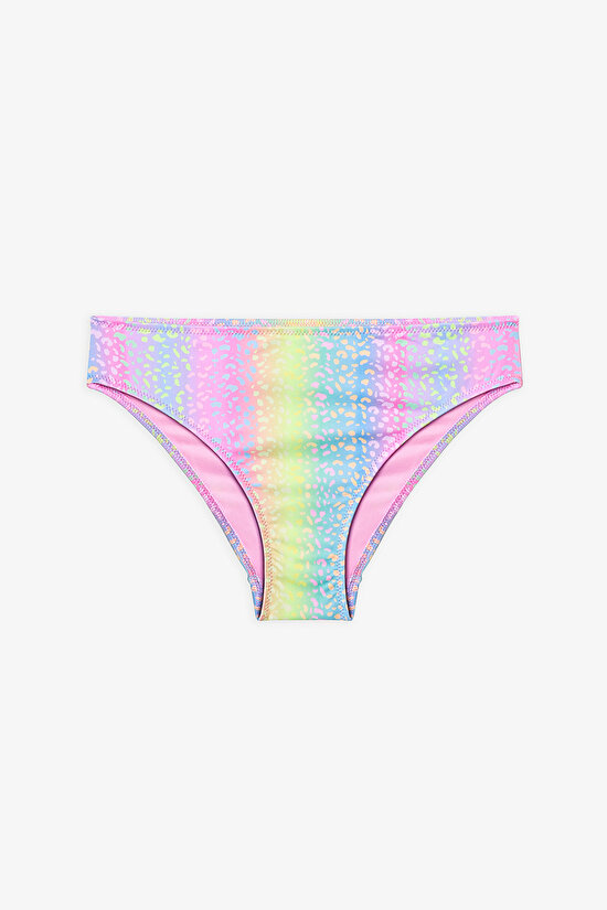 Multicolor Teen Energy Halter Bikini Set - 3