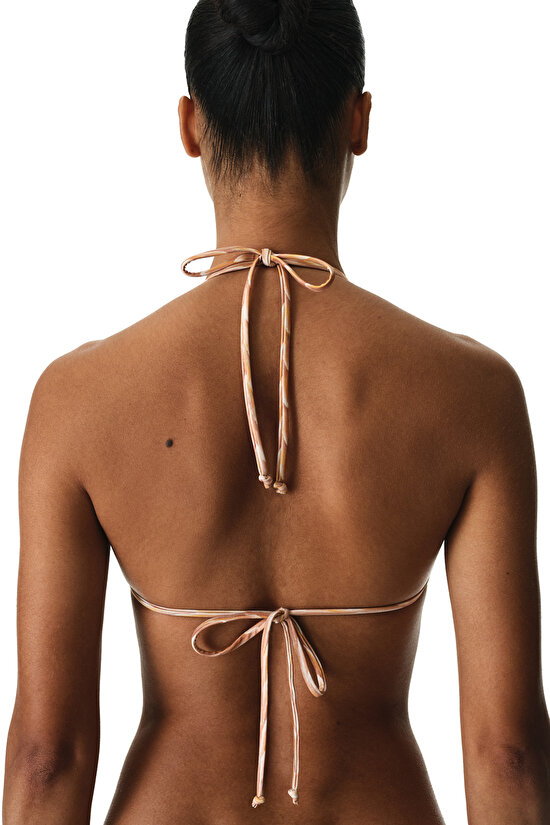 Multicolor Kacie Triangle Bikini Top - 2