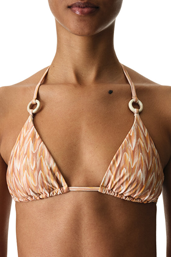 Multicolor Kacie Triangle Bikini Top - 3