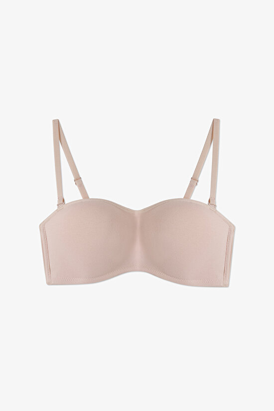 Açık Pembe Kız Çocuk Balconette Pamuklu Sütyen - 1