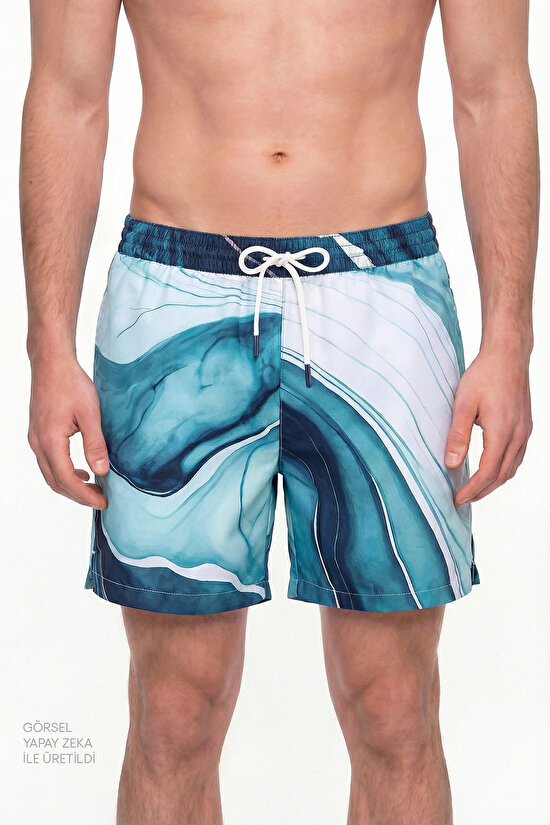 MARBLE SHORT, L, MIX MIX