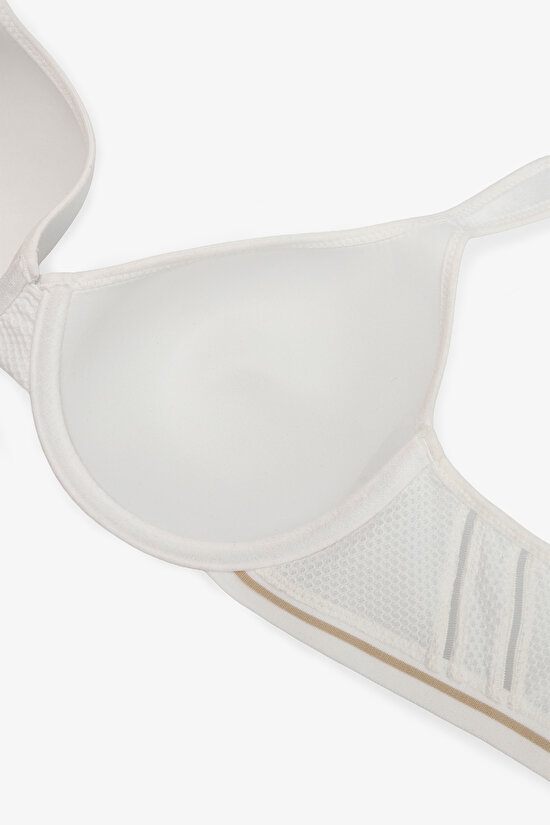 Beyaz Airy Form Balenli Toparlayıcı Etkili Balenli Sütyen - 7