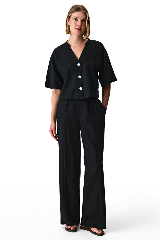 Siyah Alice Gömlek - 5