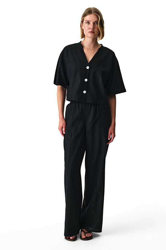 Siyah Alice Gömlek - 6