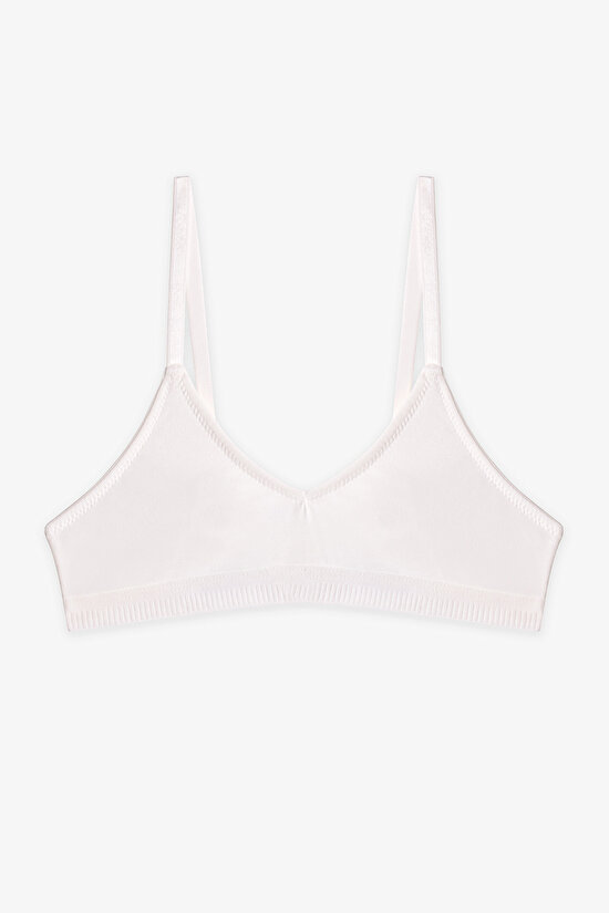 Gül Beyaz Kız Çocuk Flex 2'li Sütyen - 2