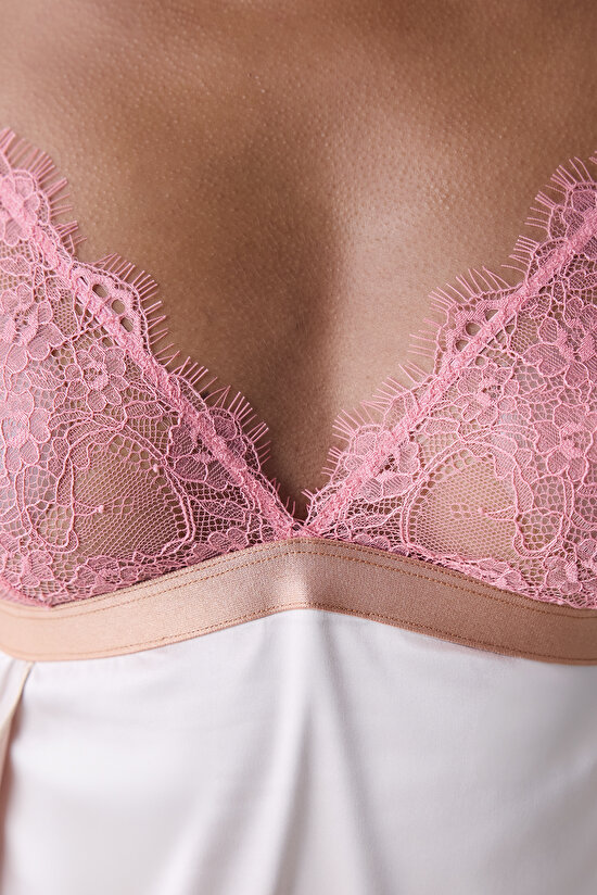 Saten Lace Dantel Babydoll - 4