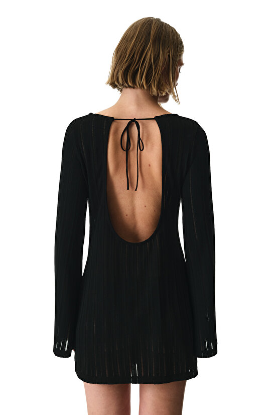 Black Line Dress - 2