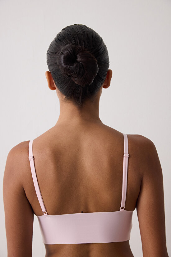 Broderie Pembe Bralet - 4