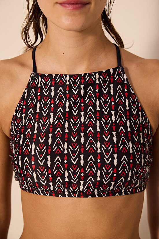 Corus Çok Renkli Halter Bikini Üstü - 4