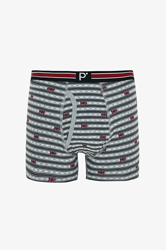Erkek Red Dots Puantiye Desenli Organik 3'lü Boxer Erkek Red Dots Puantiye Desenli Organik 3'lü Boxer - 3