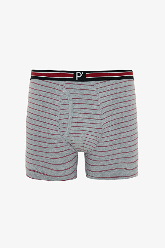 Erkek Red Dots Puantiye Desenli Organik 3'lü Boxer Erkek Red Dots Puantiye Desenli Organik 3'lü Boxer - 4