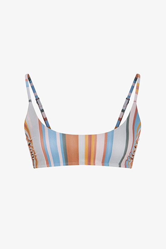 Renkli Kourtney Minimal Bra Bikini Üstü - 6