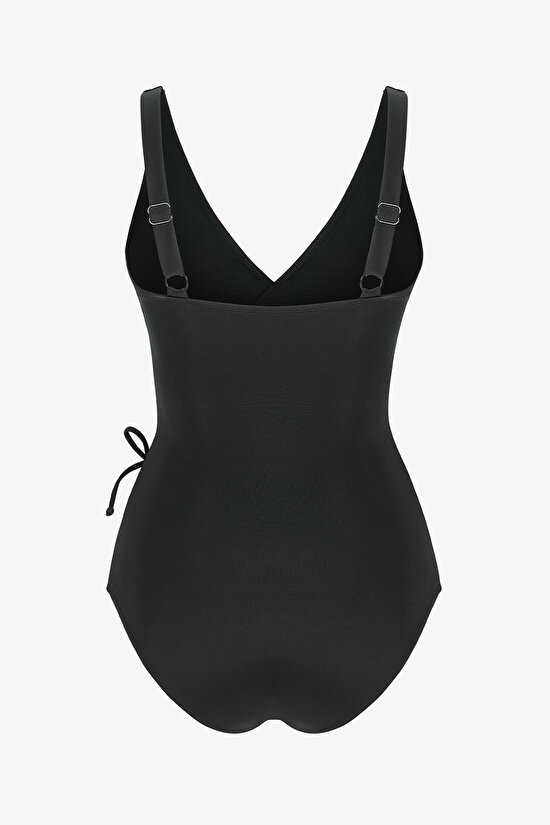 Siyah Twist Korseli Mayo - 8