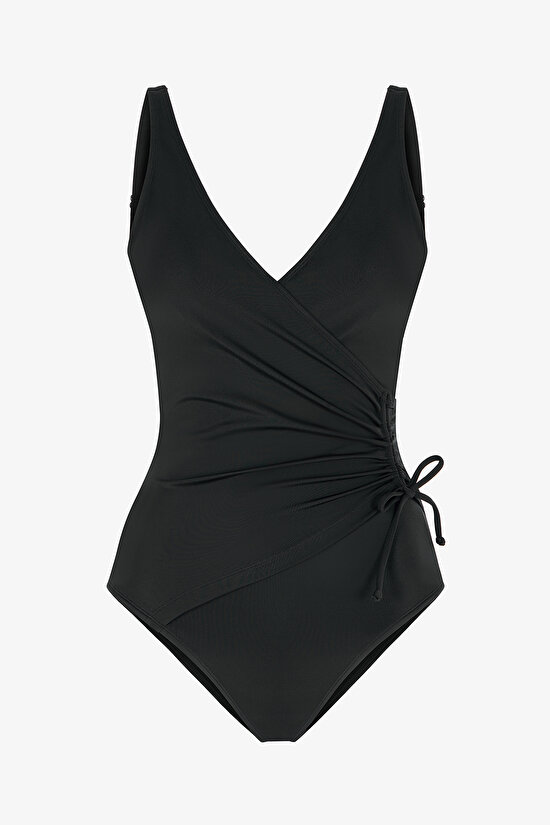 Siyah Twist Korseli Mayo - 5