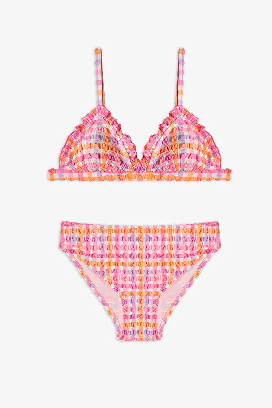 Pink Teen Vicky Triangle Bikini Set - 1