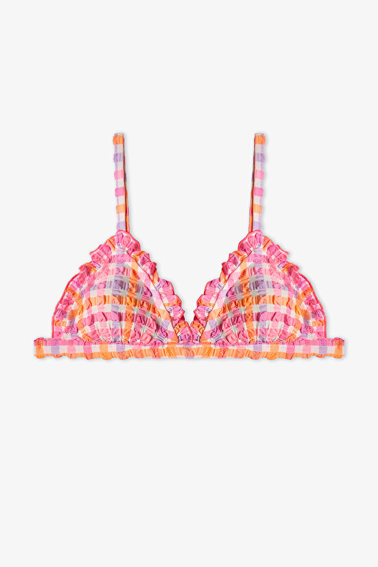 Pink Teen Vicky Triangle Bikini Set - 3