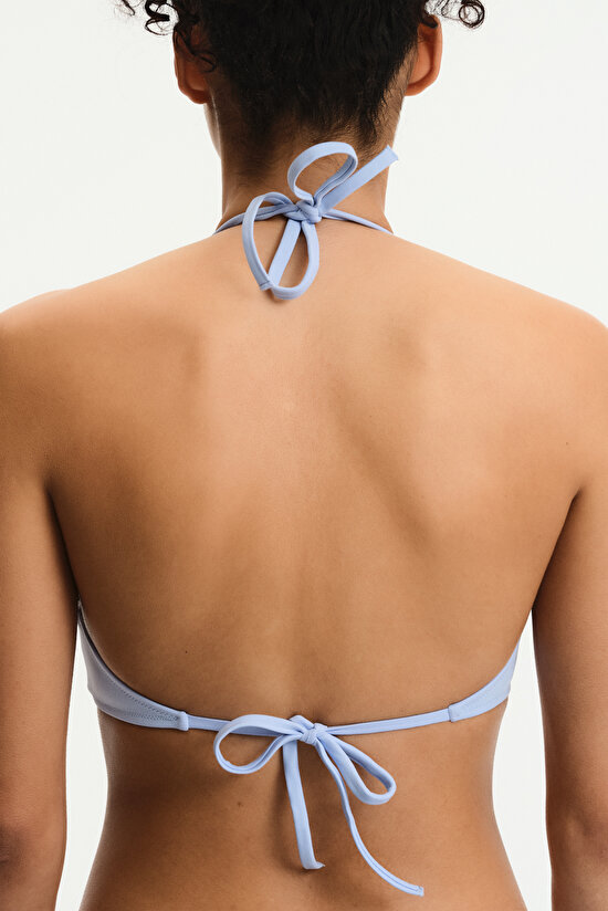Açık Mavi Reverse V Bikini Üstü - 2