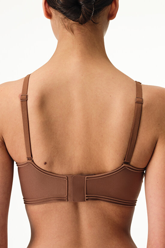 Kahverengi Invisible Görünmez Contour Sütyen - 4