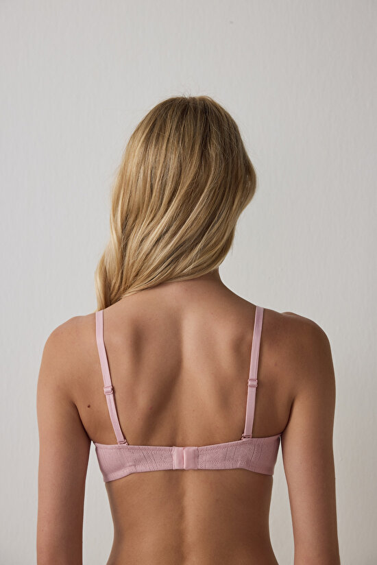 Pembe Pop Up Pointel Sütyen  - 5
