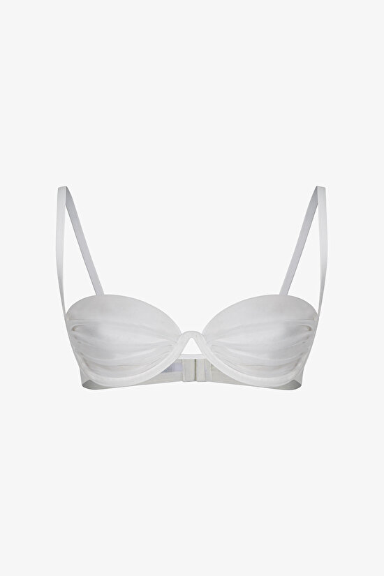 Off-White Wired Mesh Bra