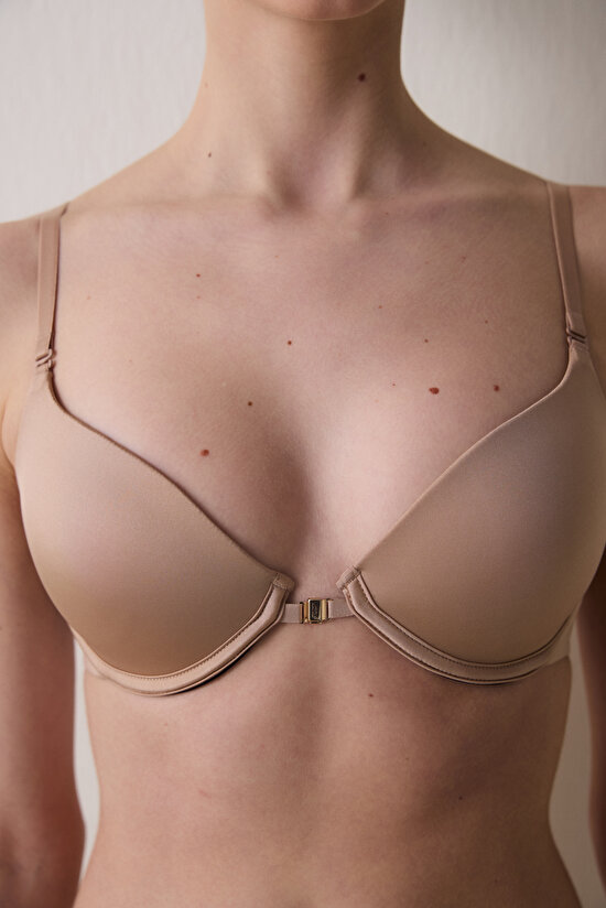 Reversible Çift Taraflı Bej Sütyen - 5