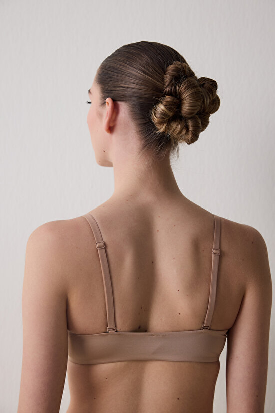 Reversible Çift Taraflı Bej Sütyen - 8
