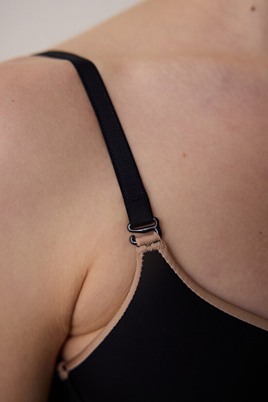 Reversible Çift Taraflı Bej Sütyen - 11