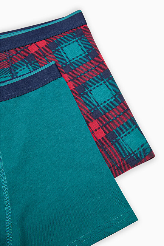 Man Red 2in1 Multi Colour Boxer - 4