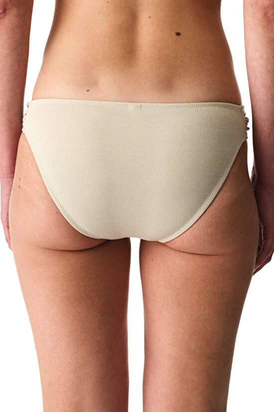 Bej Devon Ruched Side Bikini Altı - 2