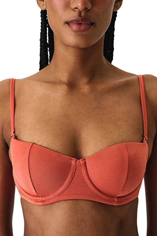 Merin Minimal Strapless Bikini Top - 3