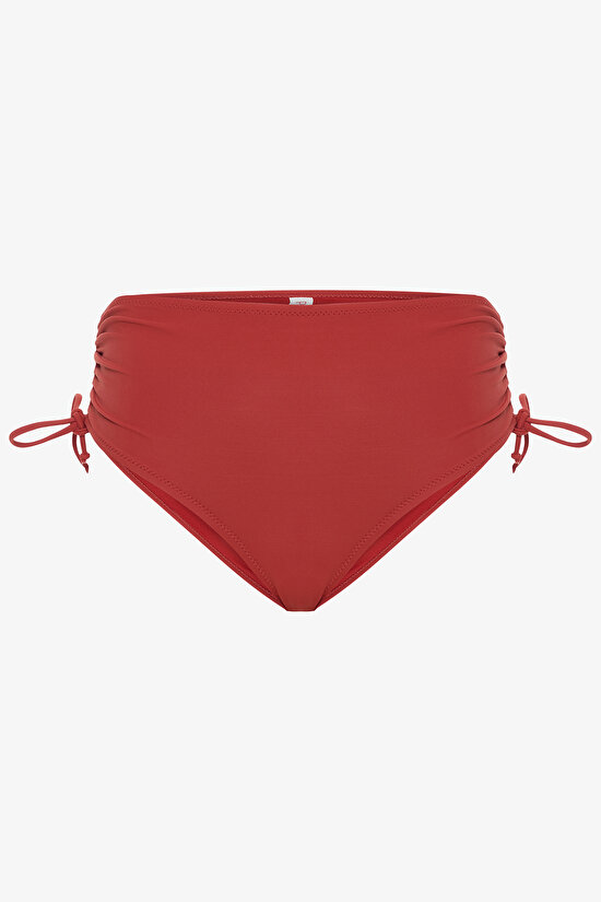 Tarçın Rengi High Ring Yüksek Bel Bikini Altı - 6