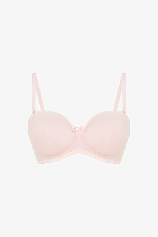 Pembe Toparlayıcı Balenli Dolgusuz Straplez Lotus Sütyen Pembe Toparlayıcı Balenli Dolgusuz Straplez Lotus Sütyen - 7