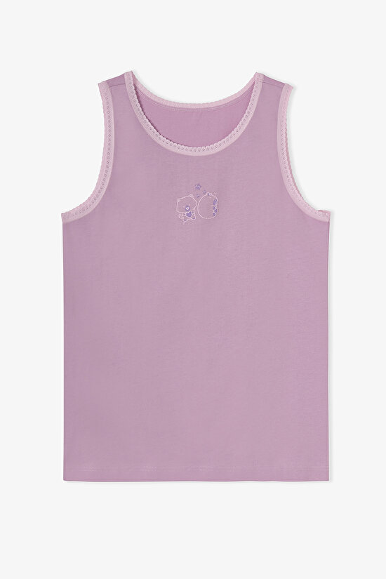 Girls' Cute Party Animal Patterned 2-Pack Vest - 3