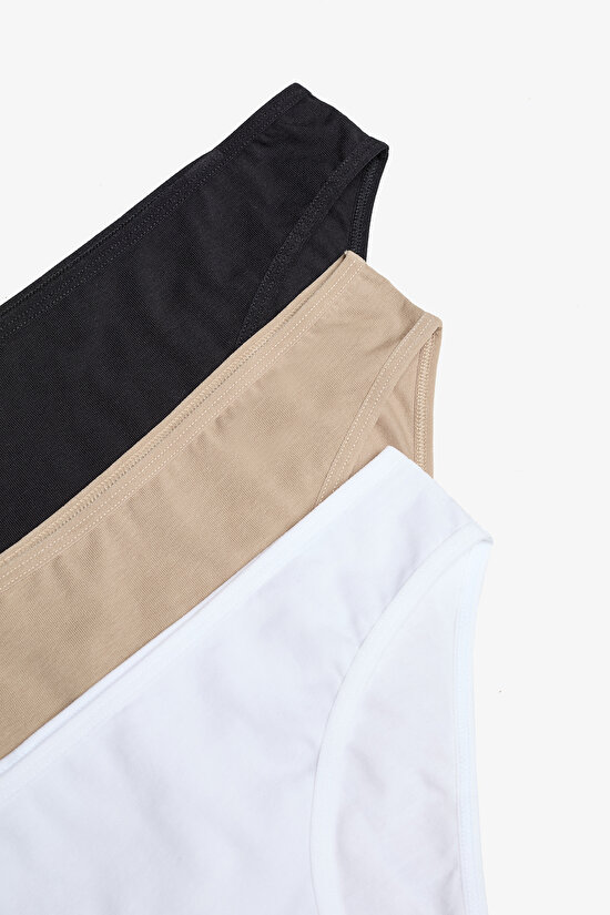 White Fresh Cotton Slip 3 in 1 - 5