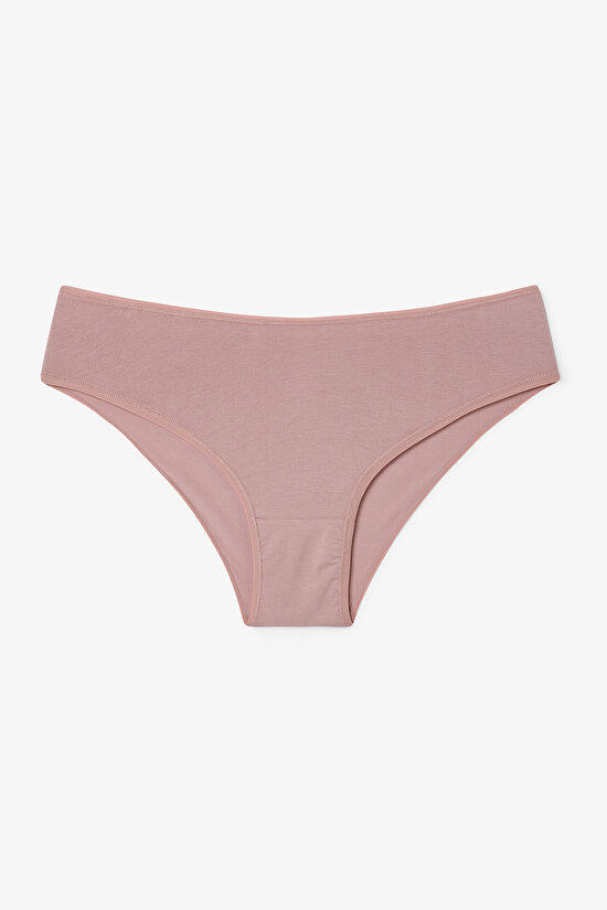 Cute Flower Floral Patterned Low Waist 3in1 Slip - 4