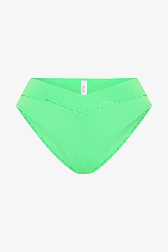 V Slip Green Bikini Bottom - 6