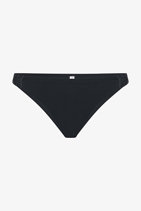 Macrame Black Bikini Bottom - 5