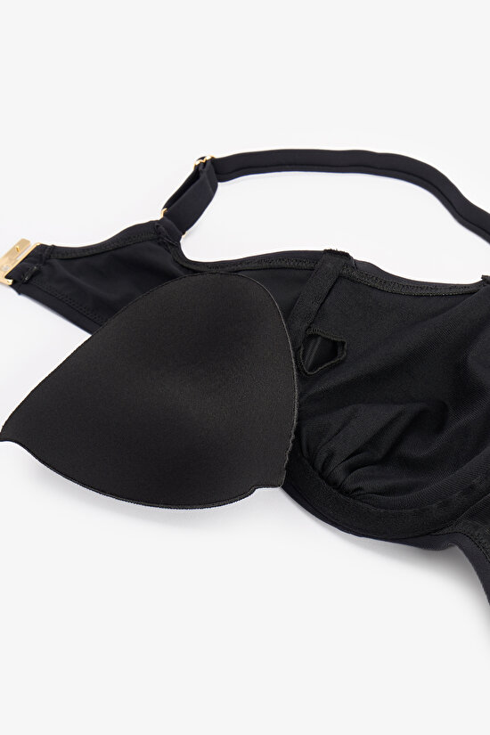 Siyah Plus Balen Bikini Üstü - 10