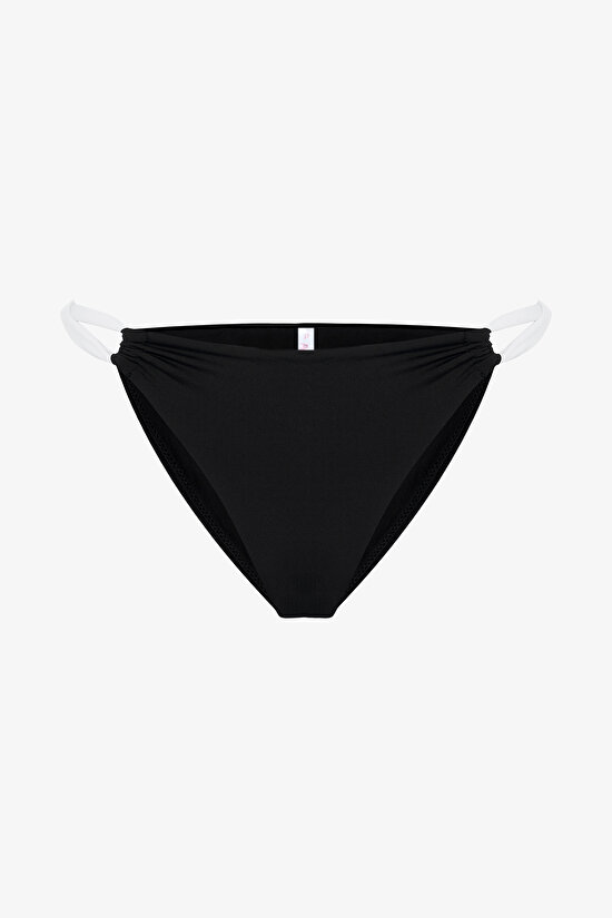 Black Adeline Side Bikini Bottom - 5