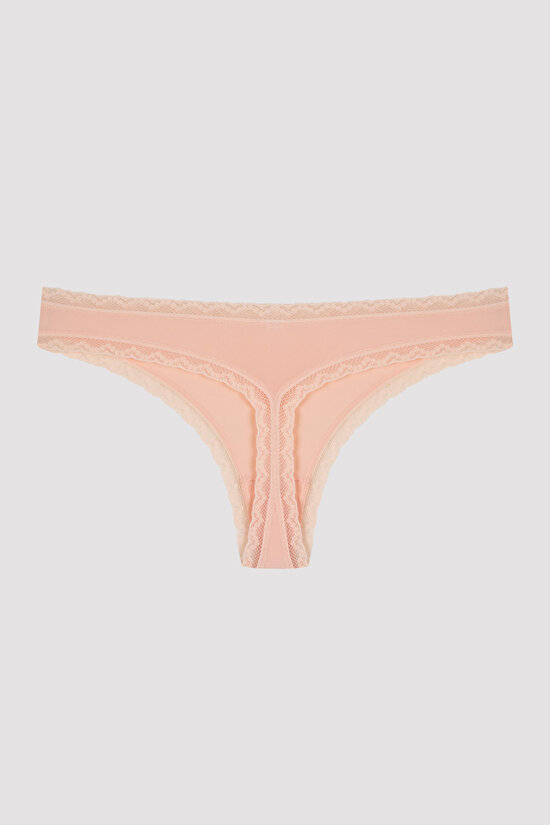 Easy Micro Lace Thong - 5