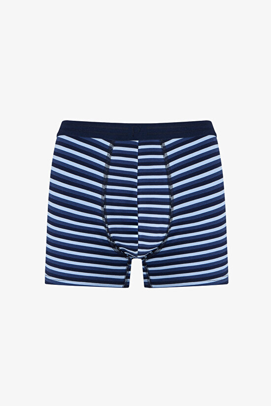 Erkek Çizgili 3'lü Boxer - 3