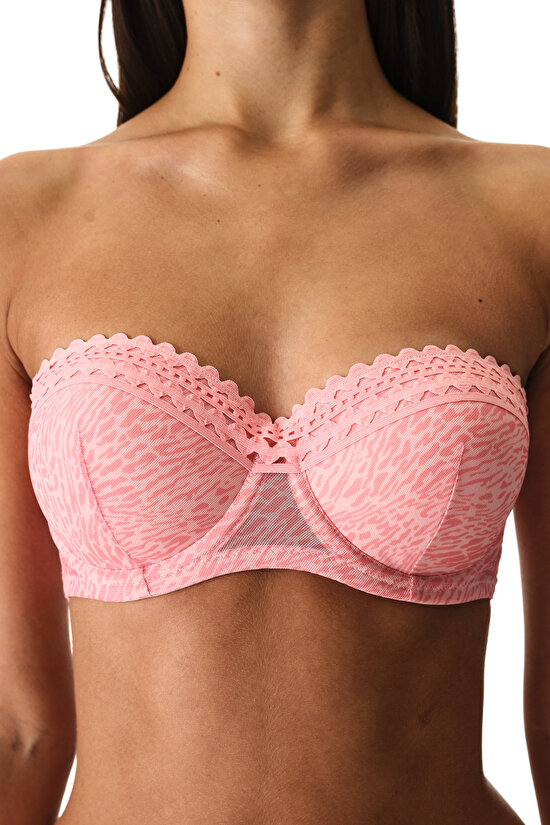 Gül Kurusu Bloom Mesh Sütyen - 4