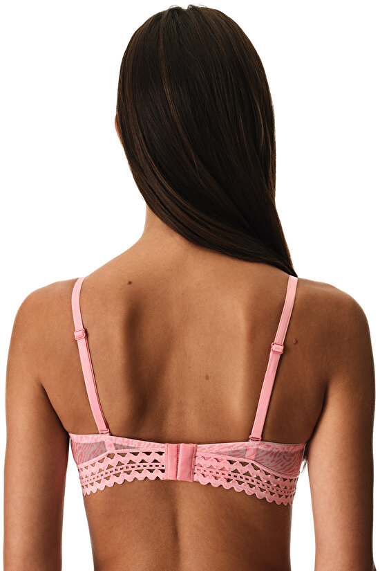 Gül Kurusu Bloom Mesh Sütyen - 5