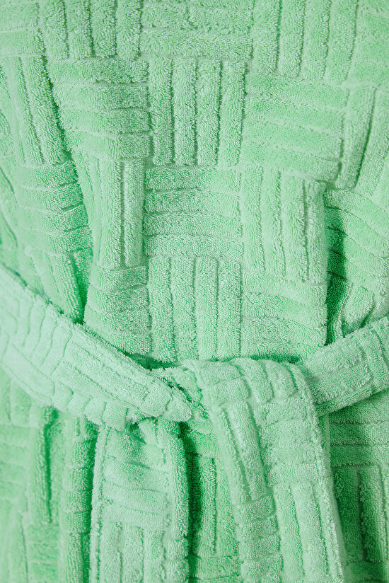 Towel Açık Yeşil Kaftan - 3
