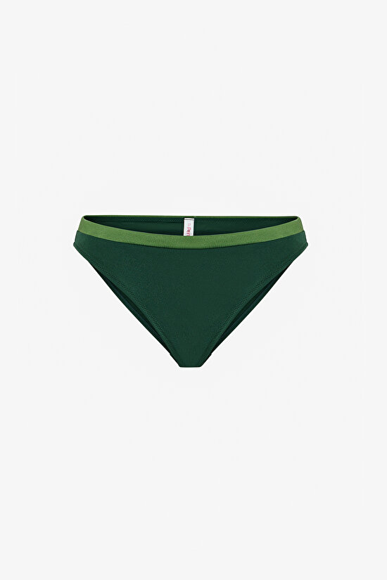 Koyu Yeşil Lola Slip  Bikini Altı - 1