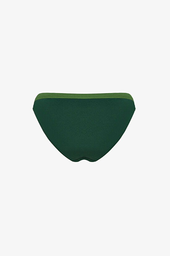 Koyu Yeşil Lola Slip  Bikini Altı - 2