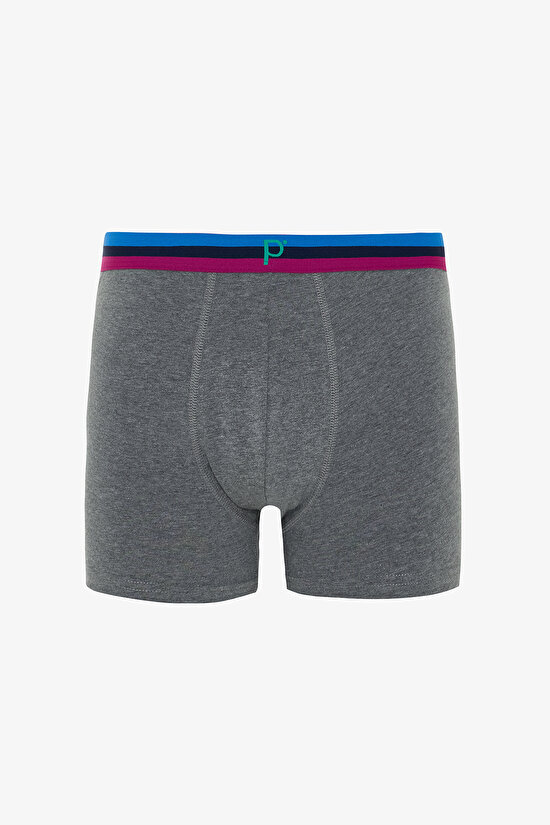 Erkek Organik Logolu 3'lü Boxer Erkek Organik Logolu 3'lü Boxer - 3