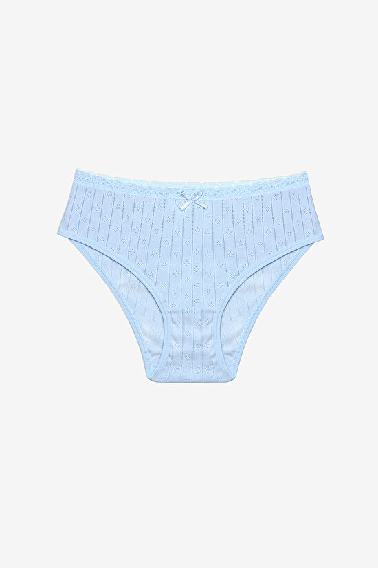 Girls Flowers Point 5in1 Multi Colour Slip - 2