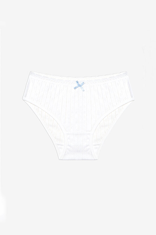 Girls Flowers Point 5in1 Multi Colour Slip - 3